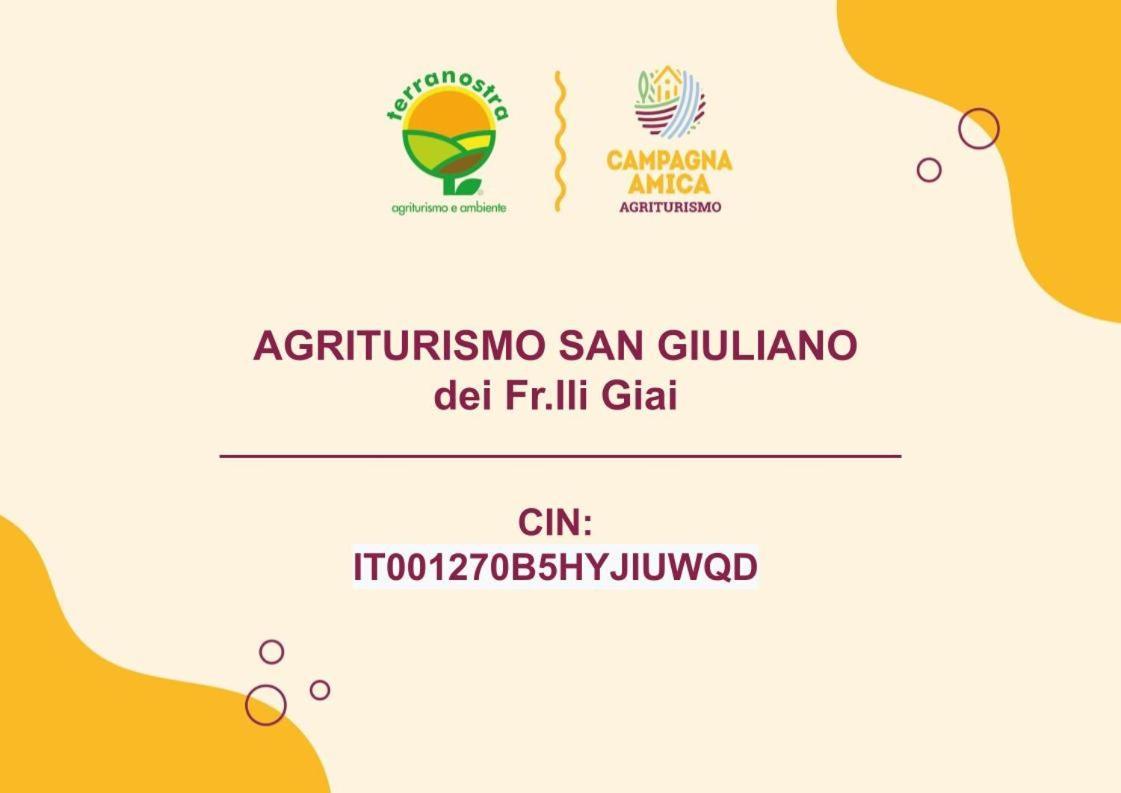 Agriturismo San Giuliano Dei Fratelli Giai スーザ エクステリア 写真